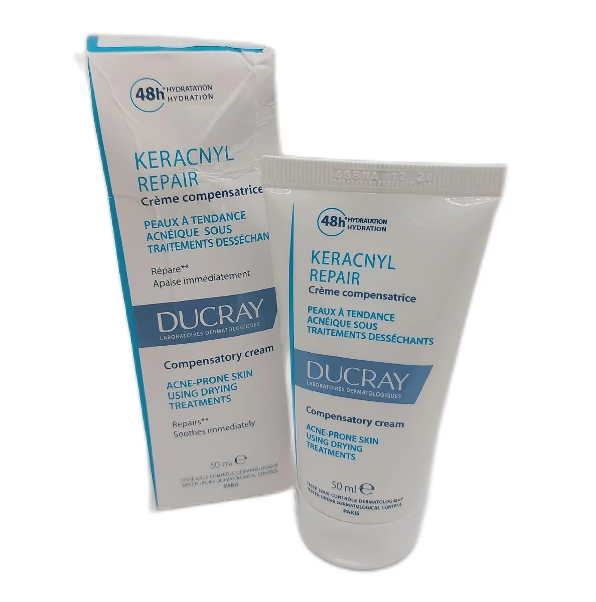Ducray Creme Hautpflege Gesichtspflege Keracnyl Repair intensiv pflegend unreine Haut