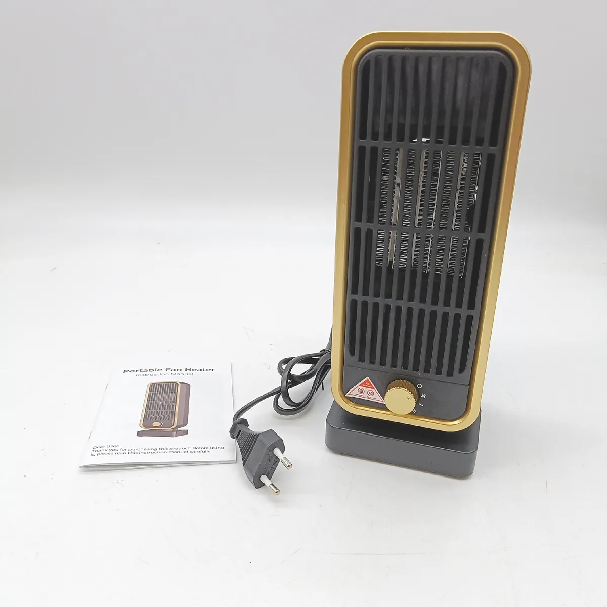 DDHTSAL Heizlüfter Elektrogeräte Klein Leise 900 Watt PTC Keramik Schnell Erw