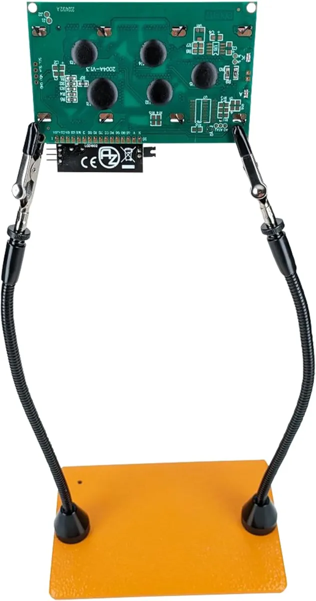 Magnetische Dritte Hand Lötstation – Professionelle Löthilfe mit 2 Verstellbaren Helfenden Armen