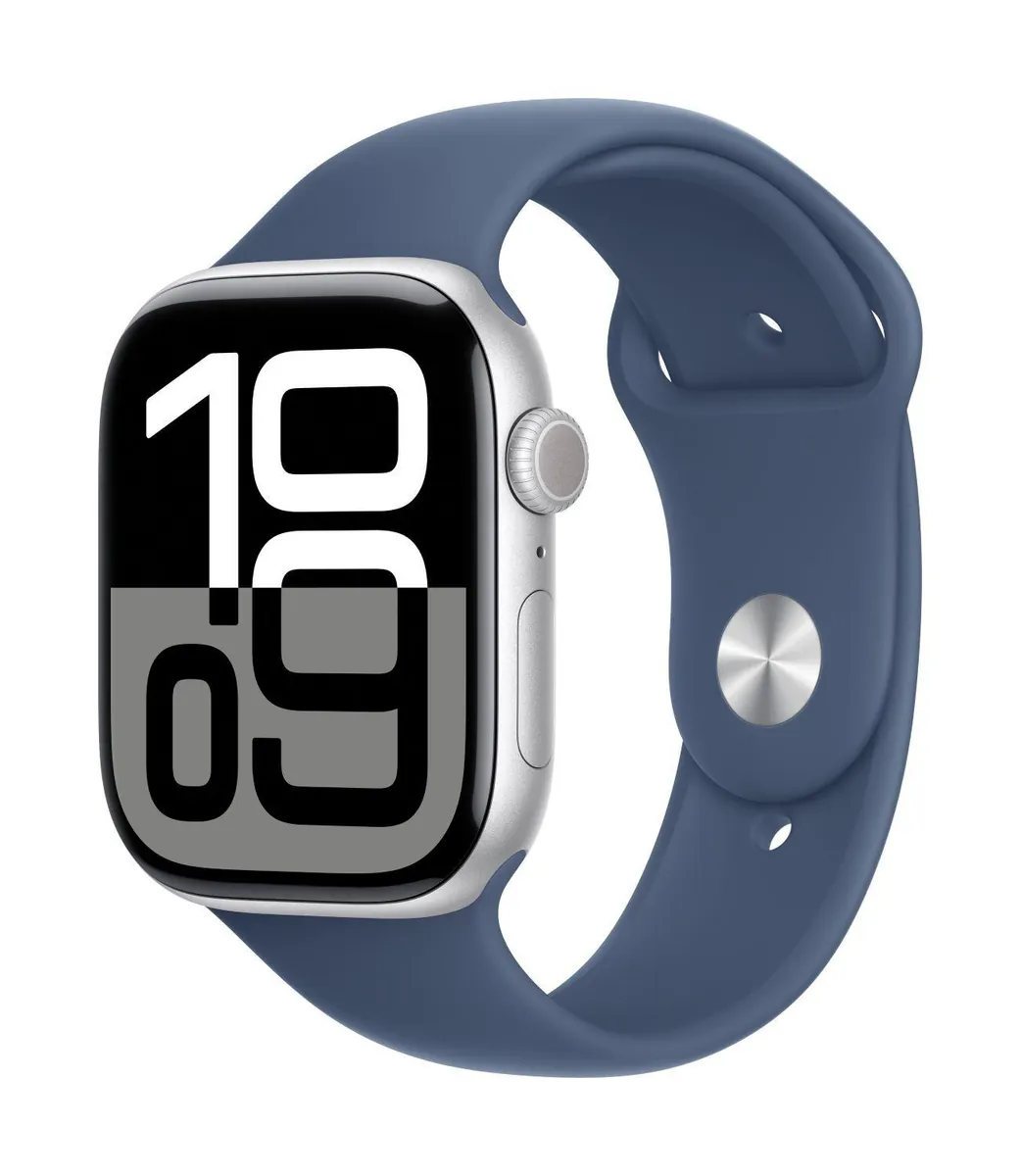 Apple Watch Series 10 (GPS) 46 mm Aluminiumgehäuse Silber