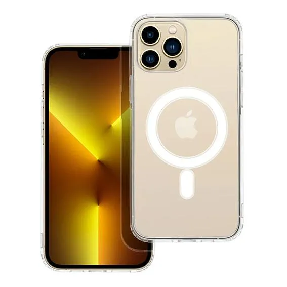 iPhone 13 Pro Max Handyhülle / Backcase Silikon Transparent MagSafe kompatibel