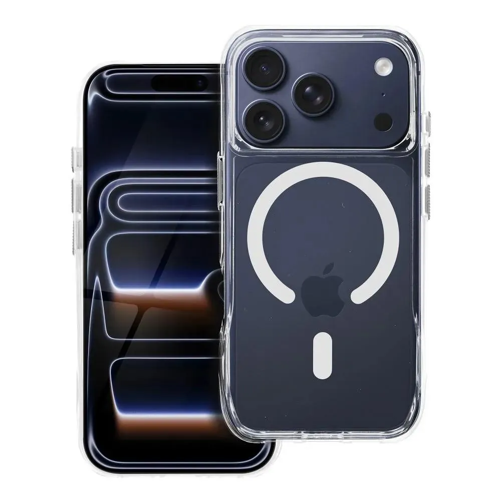 iPhone 17 Pro Max Handyhülle / Backcase Silikon Transparent / MagSafe kompatibel