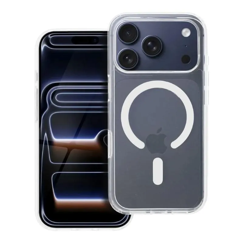iPhone 17 Pro Handyhülle / Backcase Silikon Transparent / MagSafe kompatibel