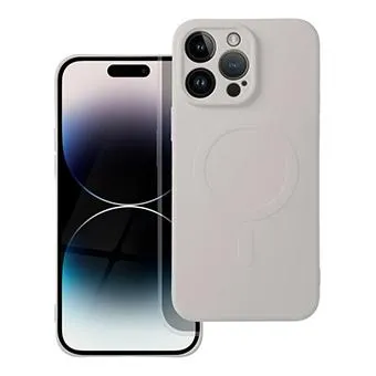 iPhone 14 Pro Handyhülle / Backcase Silikon Antique Weiß MagSafe kompatibel
