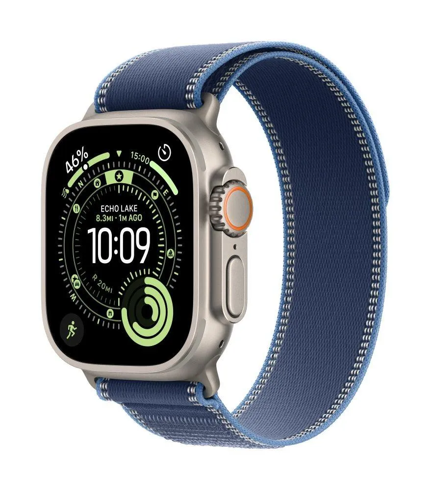 Apple Watch Ultra 3 49mm Natural Trail Loop Blue