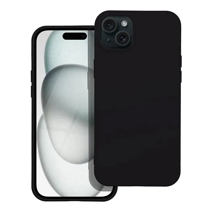 iPhone 15 Handyhülle / Backcase Silikon Schwarz