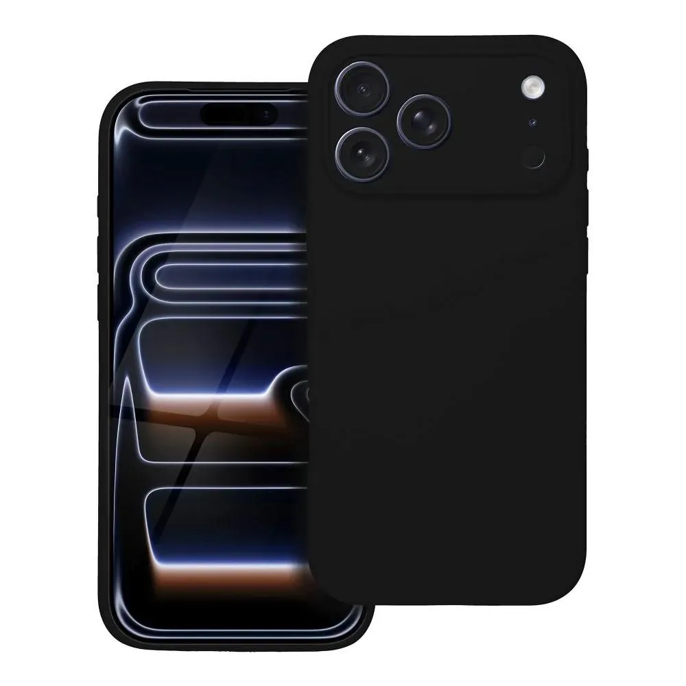 iPhone 17 Pro Max Handyhülle / Backcase Silikon Schwarz MagSafe kompatibel