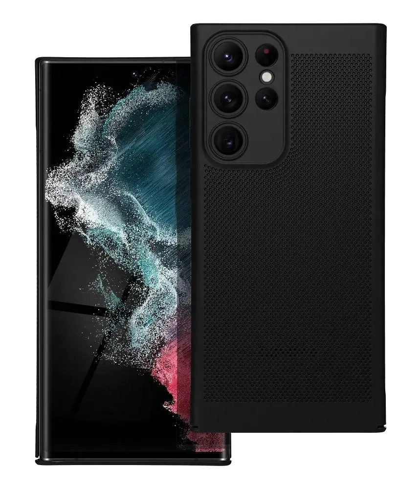 Galaxy S22 Ultra Handyhülle / Backcase Silikon Schwarz