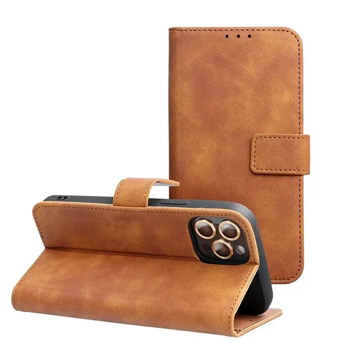 iPhone 12 / 12 Pro Magnet Book Braun