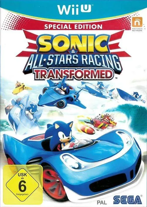 Sonic All Stars Racing Transformed (Nintendo Wii U)