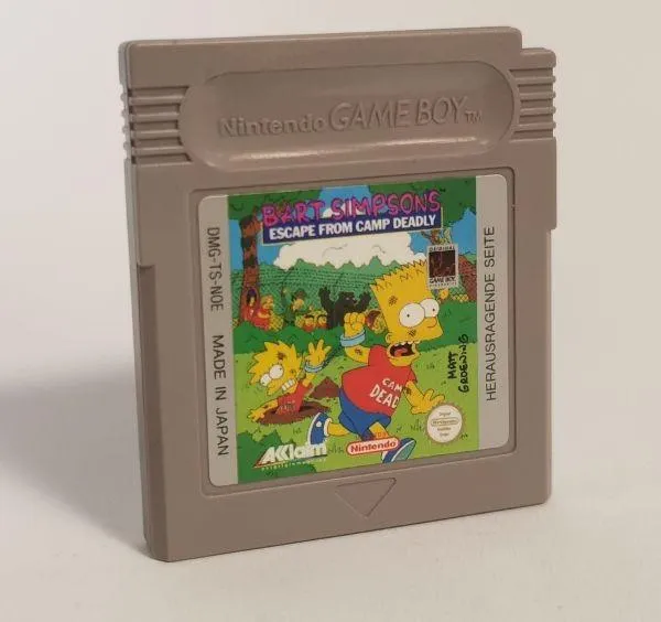 Bart Simpsons Escape from Camp Deadly (Nintendo Game Boy)