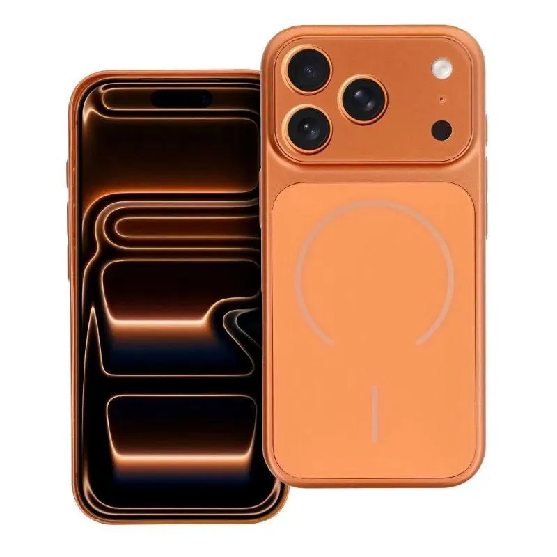 Case for iPhone 17 Pro orange MagSafe kompatibel