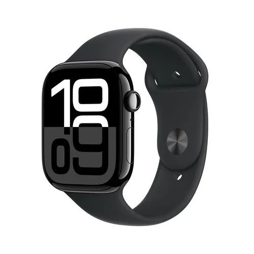 Apple Watch Series 10 (GPS) 46 mm Aluminiumgehäuse Diamantschwarz