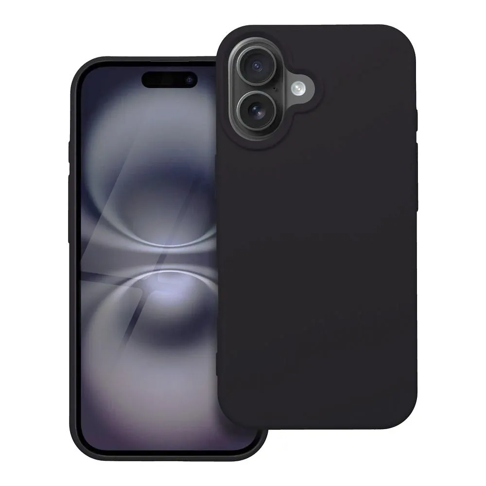 iPhone 16 Handyhülle / Backcase Silikon schwarz