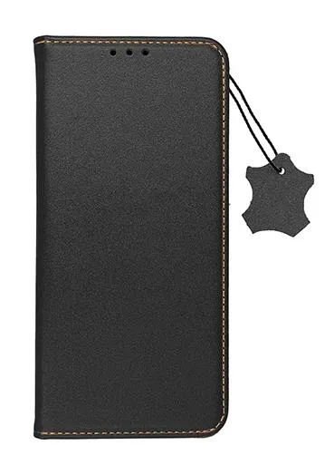 iPhone 13 Pro Handyhülle Leder Schwarz
