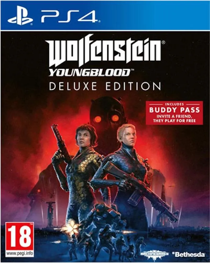 Wolfenstein Youngblood Deluxe Edition (Pegi-UK) PlayStation 4
