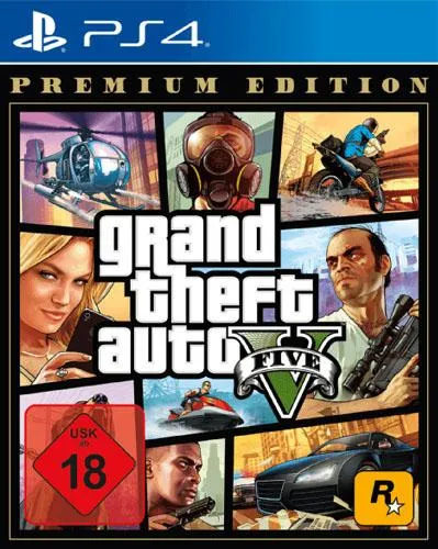Grand Theft Auto V - GTA 5 Premium Edition Neu & OVP (PlayStation 4)