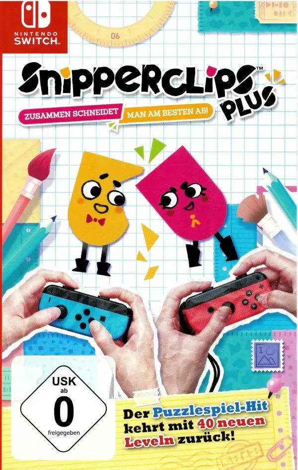 Snipperclips Zusammen schneidet man am besten ab! (Nintendo Switch)
