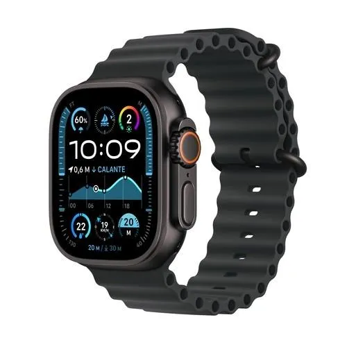 Apple Watch Ultra 2 49mm Black Titanium Black Ocean Band