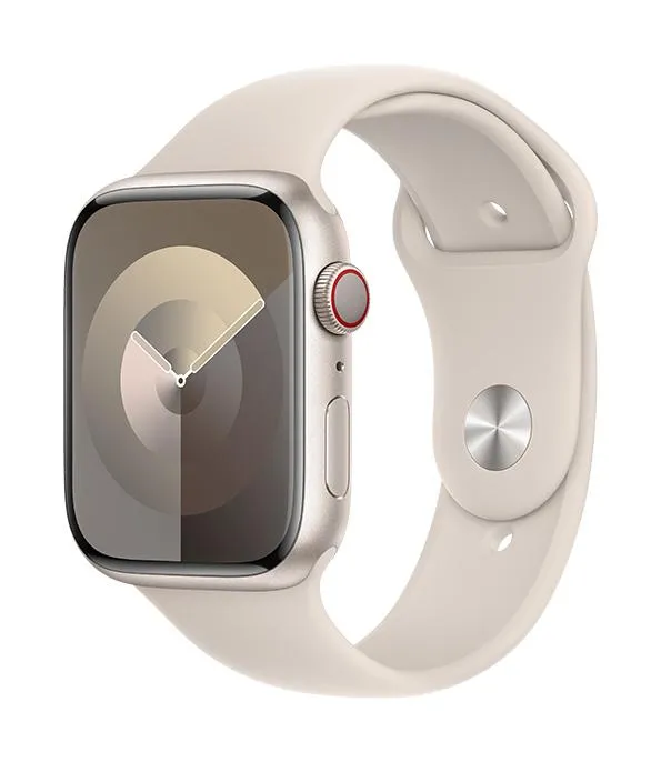 Apple Watch Series 9 (GPS) 45 mm Aluminiumgehäuse Starlight