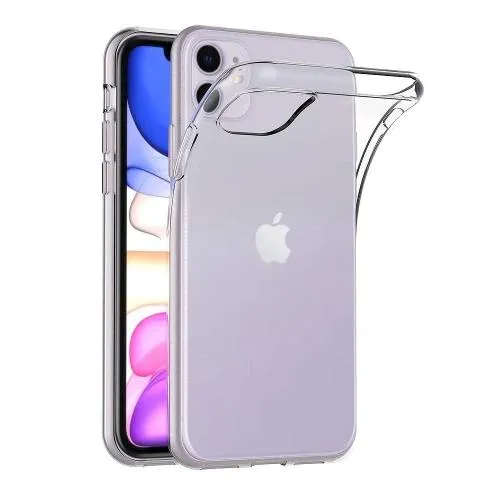 iPhone 11 Handyhülle / Backcase Silikon durchsichtig / transparent