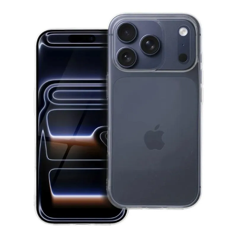 iPhone 17 Pro Max Handyhülle / Backcase Silikon durchsichtig / transparent