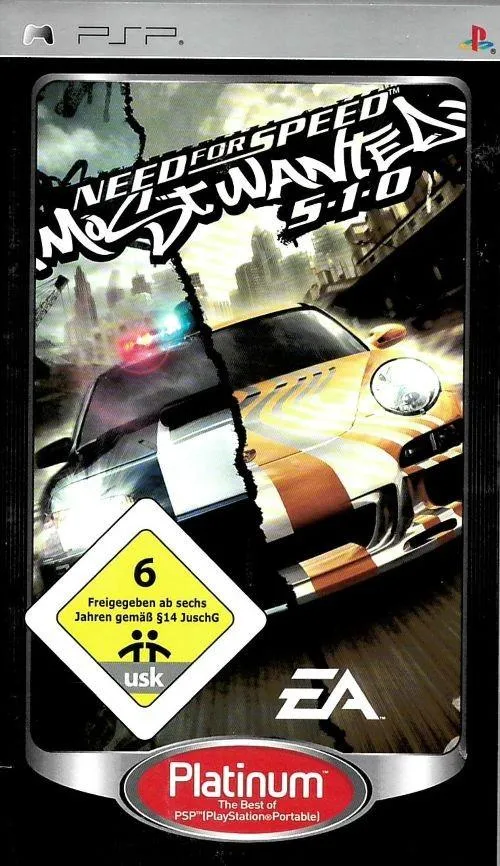 Need for Speed - Most Wanted 5-1-0 - Platinum Edition (PSP - PlayStation Portable)