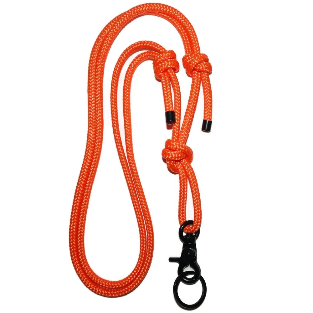 Neon Orange KeyChain - handmade Schlüsselband in orange