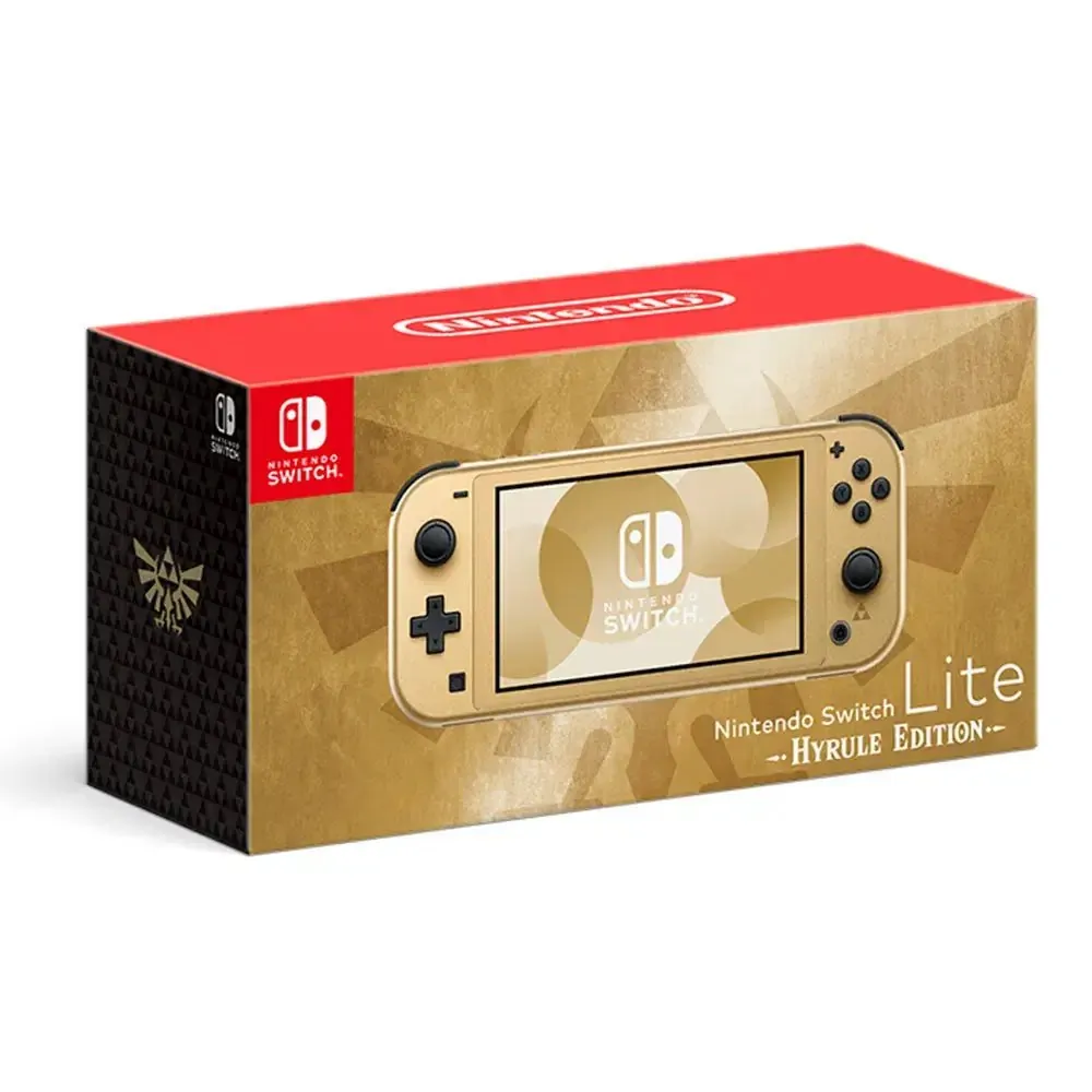 Nintendo Switch Lite [Hyrule Edition] - Japanische Version (Adapter EU benötigt)