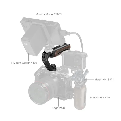 Top Handle / Leichter Oberer-Handgriff mit Two-in-One Befestigung SmallRig 5252