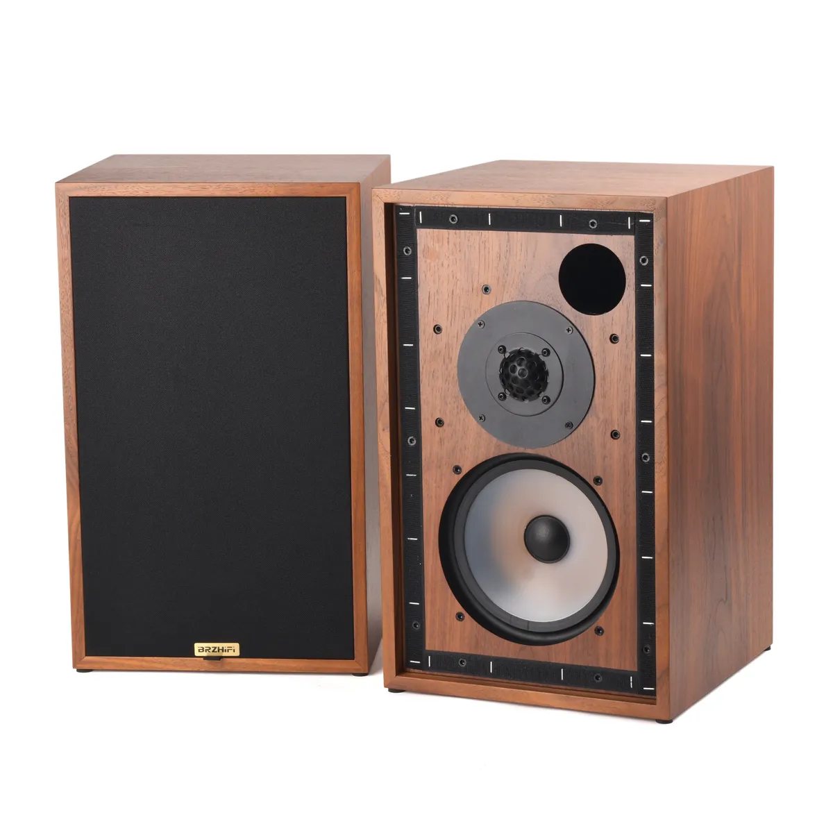 BRZHIFI LS 5/9 Regallautsprecher Paar 8 Zoll 2-Wege passiv