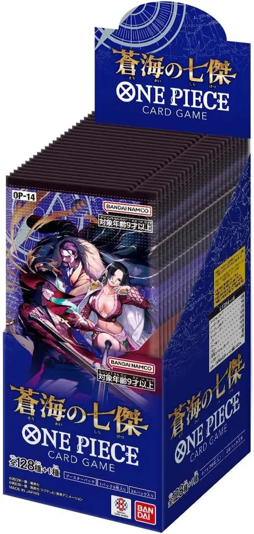 One Piece Card Game Booster Pack The Azure Sea's Seven OP-14 (Set of 24 Packs)