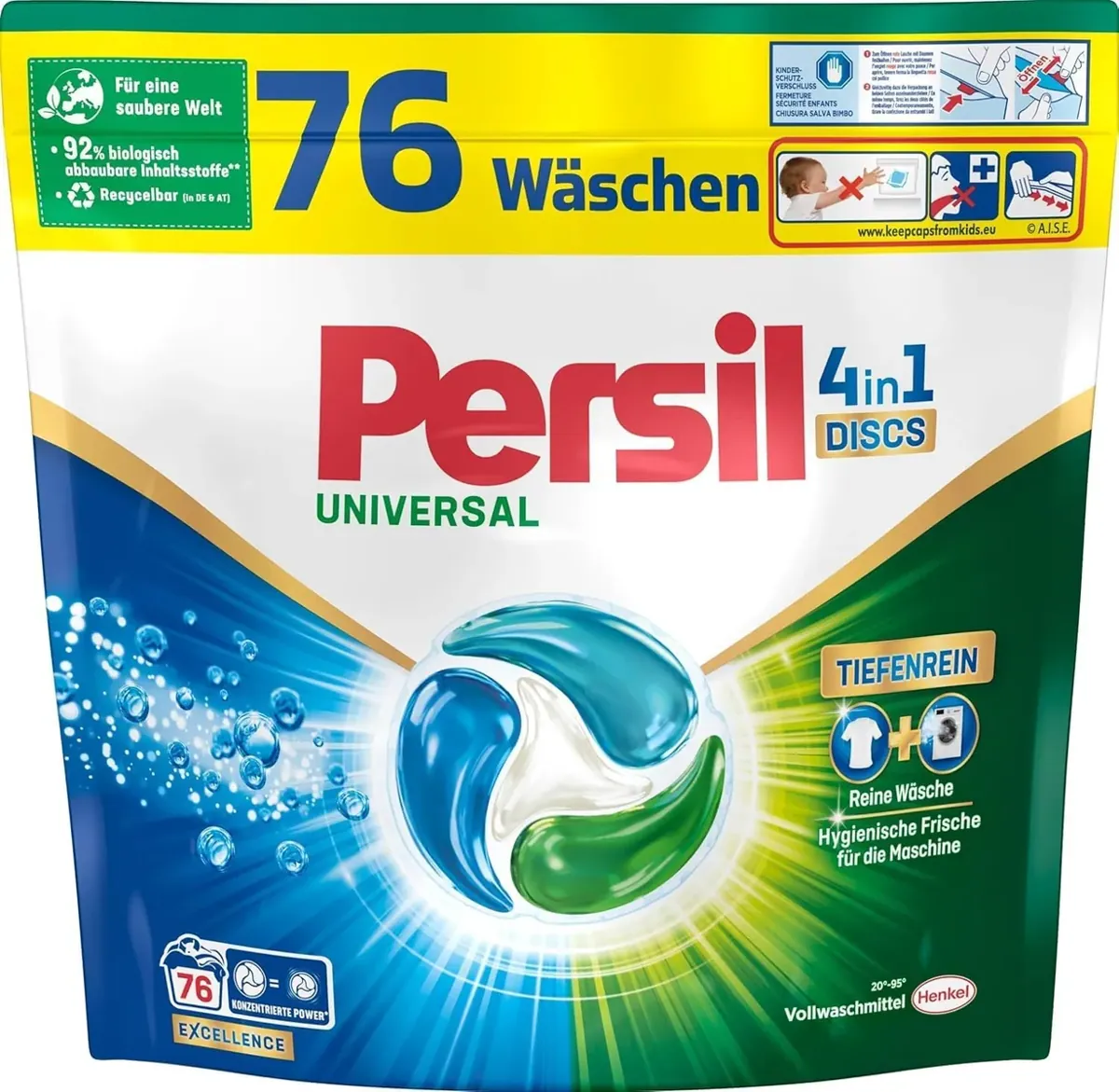 Persil Universal 4in1 DISCS 76 Waschladungen Universal Waschmittel