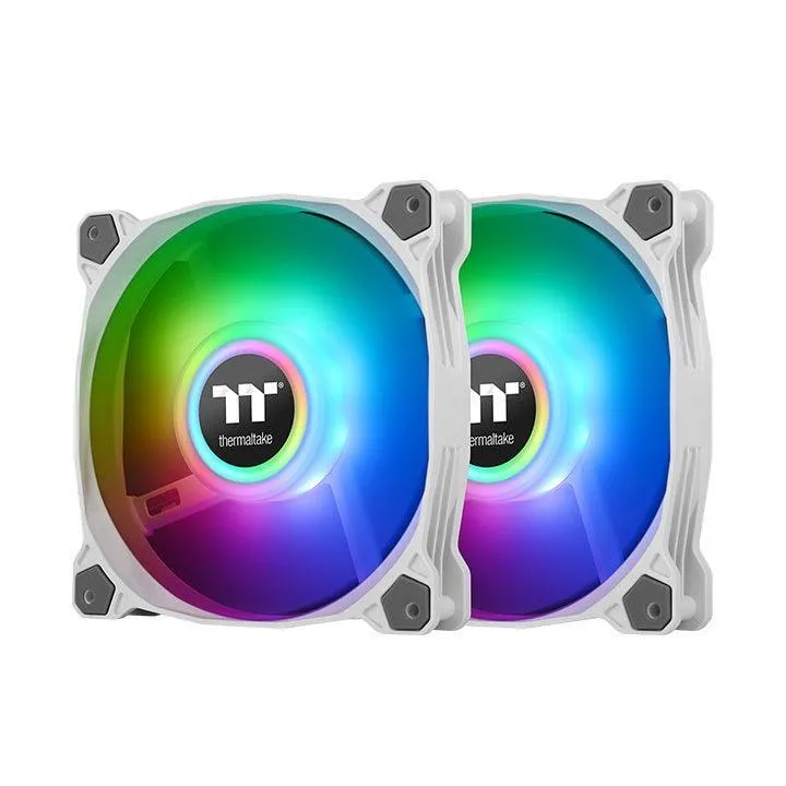 Pure Duo 14 ARGB Snow White Gehäuselüfter (2-Fan Pack)