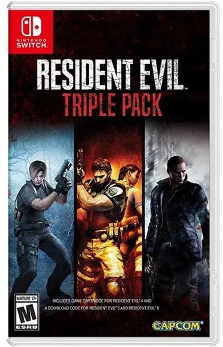 Resident Evil Triple Pack (Teil 4, 5 & 6) - Nintendo Switch.