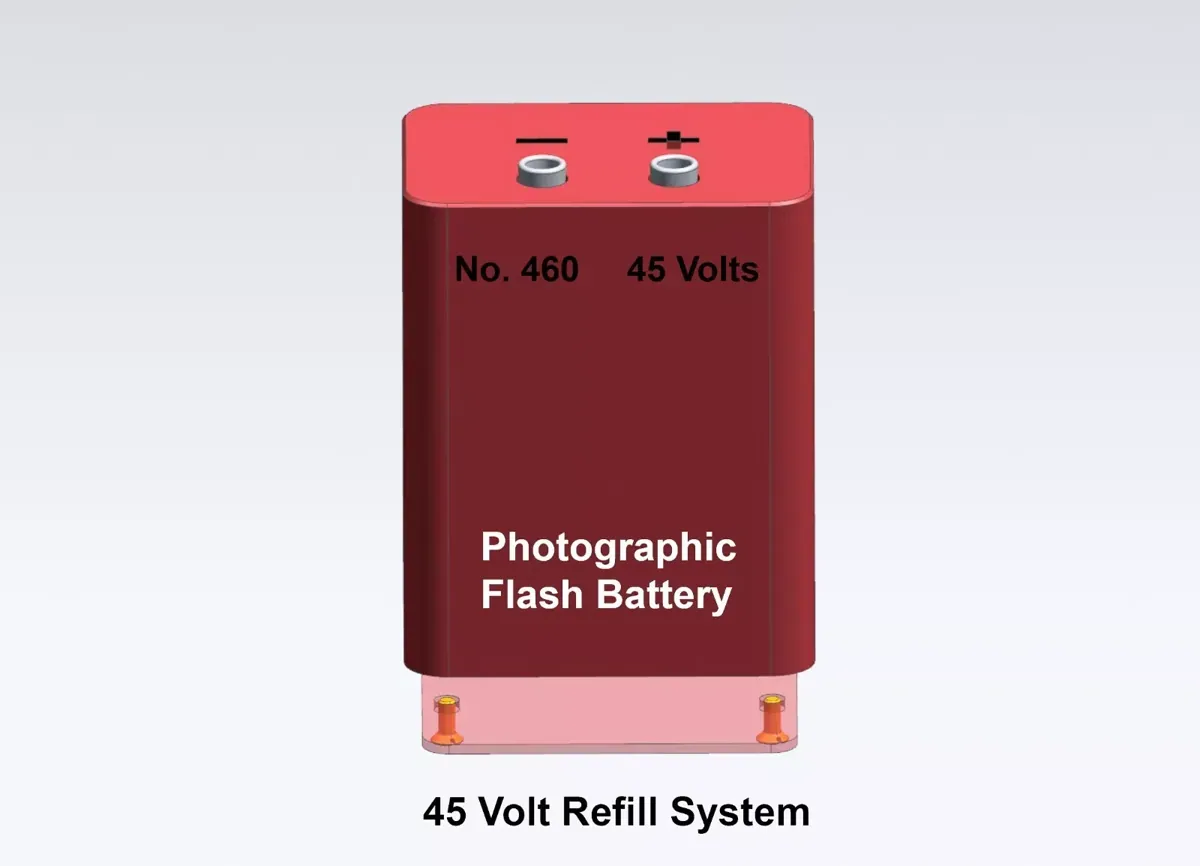45V No.460 Photographic Flash Battery Adapter "Nine Lives"
