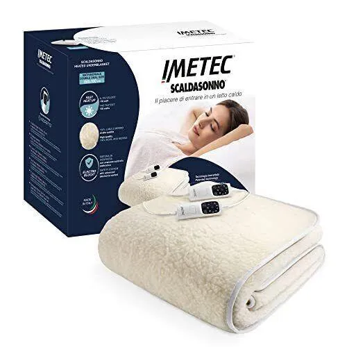 Imetec Wärmeunterbett Bettzubehör Scaldasonno Adapto schnelle Erwärmung