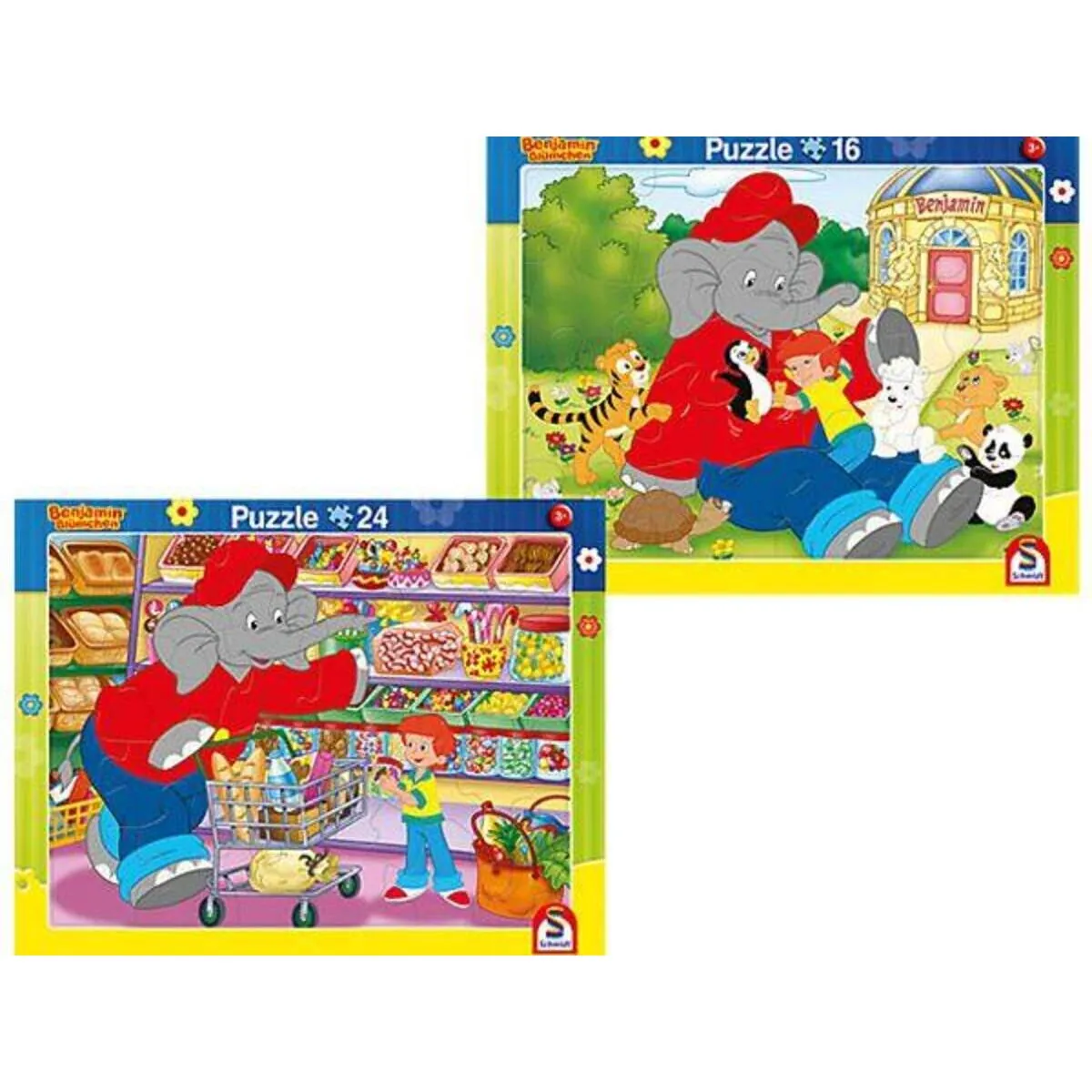 Schmidt Spiele Puzzle - Benjamin Blümchen 16T/24T