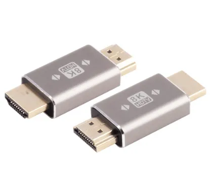 HDMI-A Adapter, HDMI-A Stecker, 8K, Metall