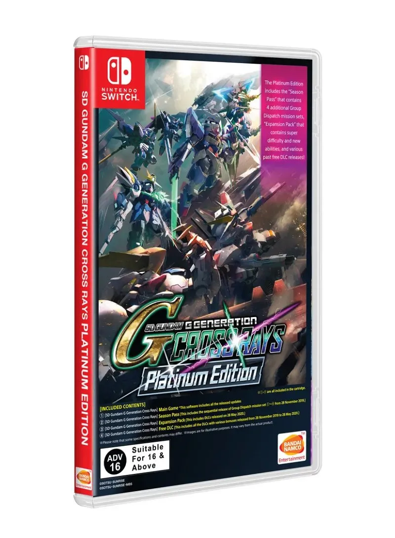 SD Gundam G Generation Cross Rays  [Platinum Edition] - Nintendo Switch
