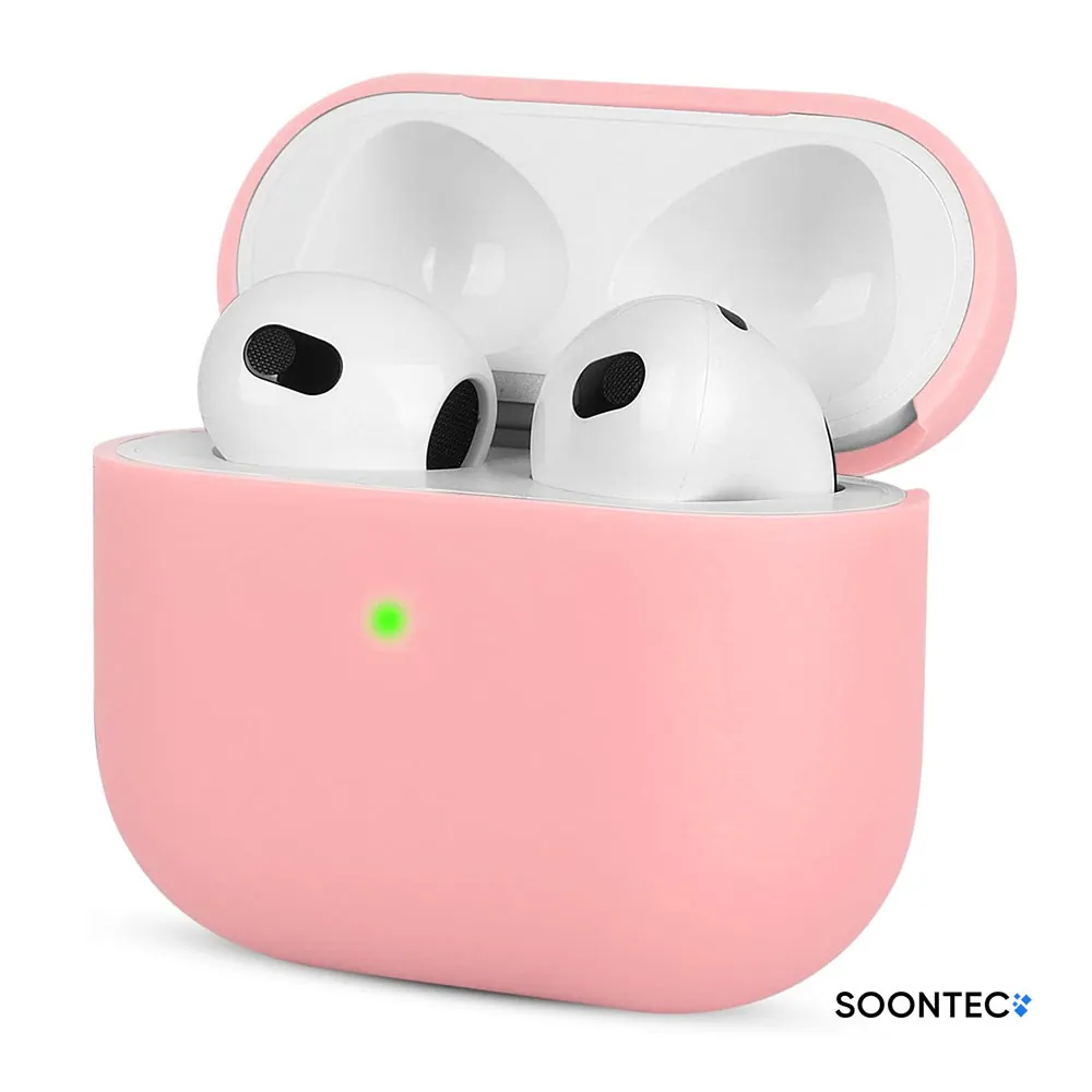 SOONTEC Silikon Hülle für AirPods 3 – Stoßfestes Schutz-Case