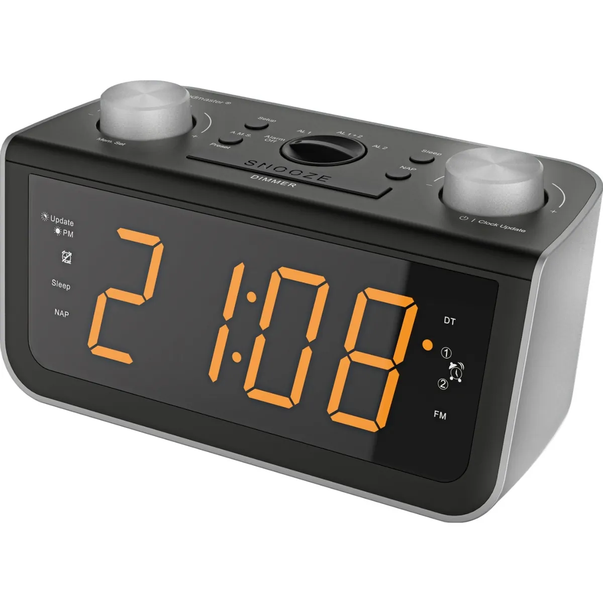 Soundmaster FUR 5005 Radiowecker Funkwecker UKW-Radio Dual-Alarm dimmbar Jumbo-Display Gangreserve