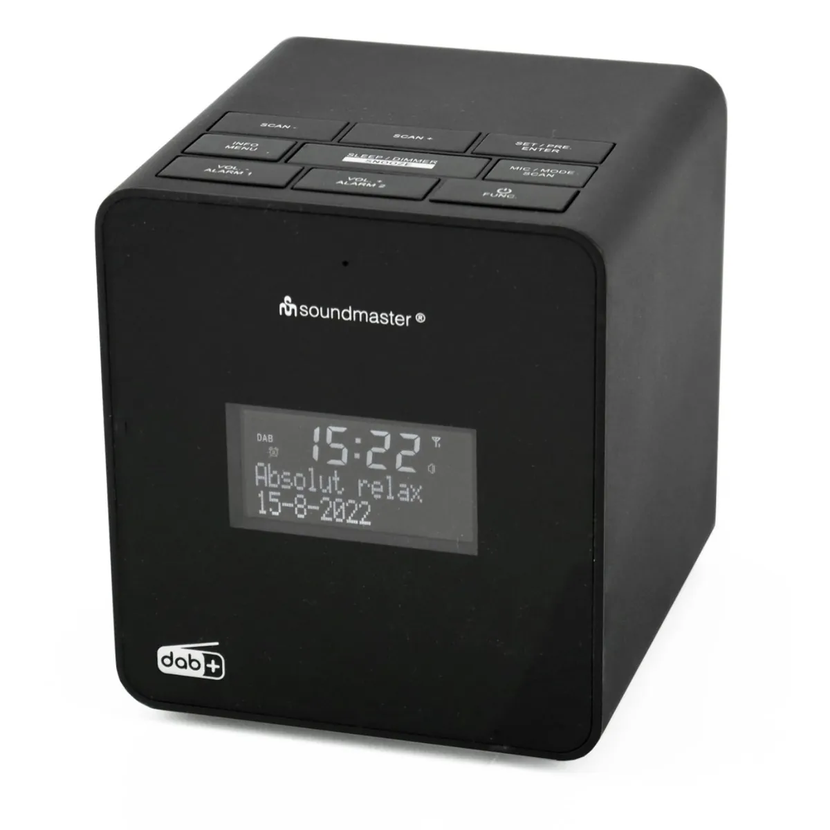 Soundmaster UR109SW Radiowecker Uhrenradio Wecker DAB+ UKW AUX-IN USB Ladefunktion Aufnahmefunktion