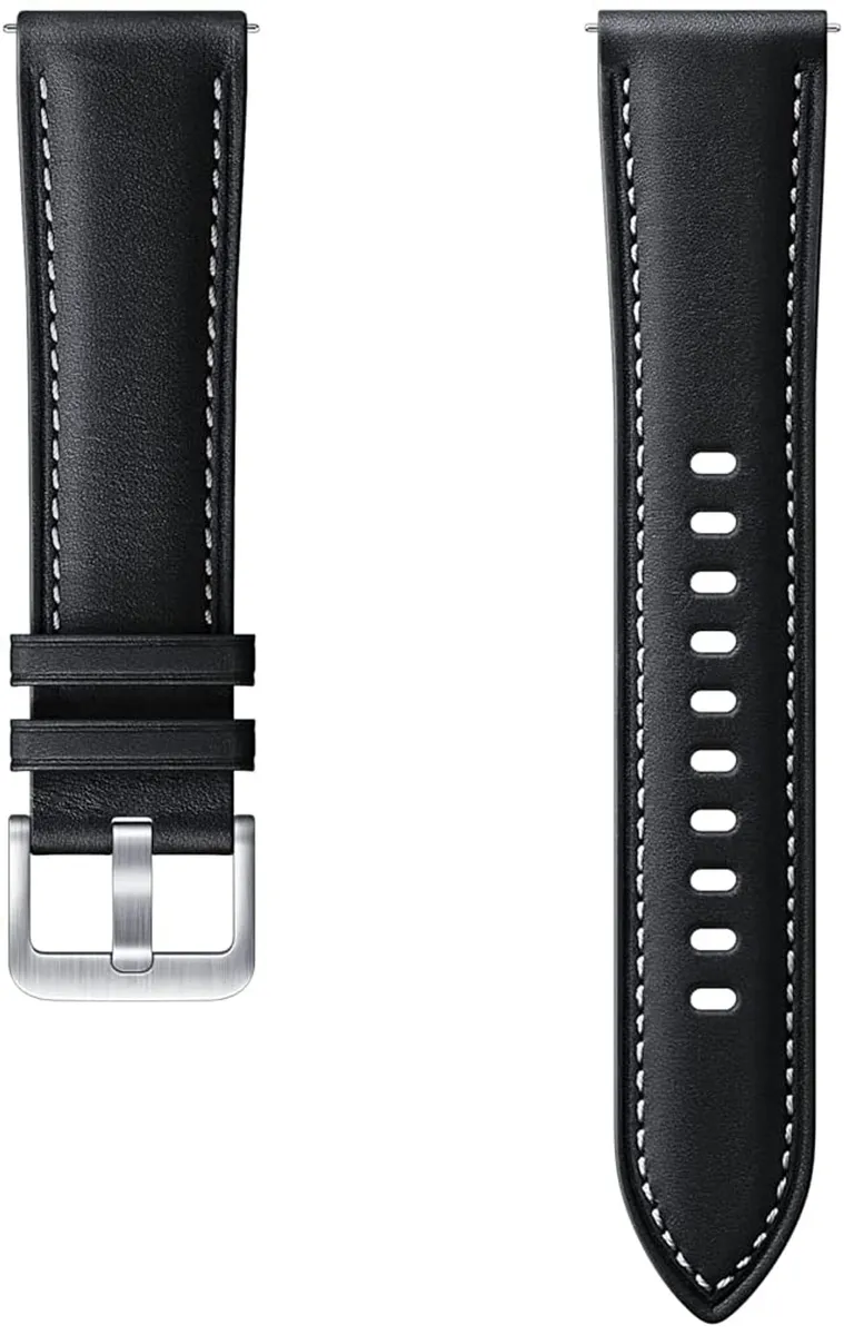 Samsung Stitch Echtleder Armband SLR84 Galaxy Watch 3 Stegbreite 22mm braun