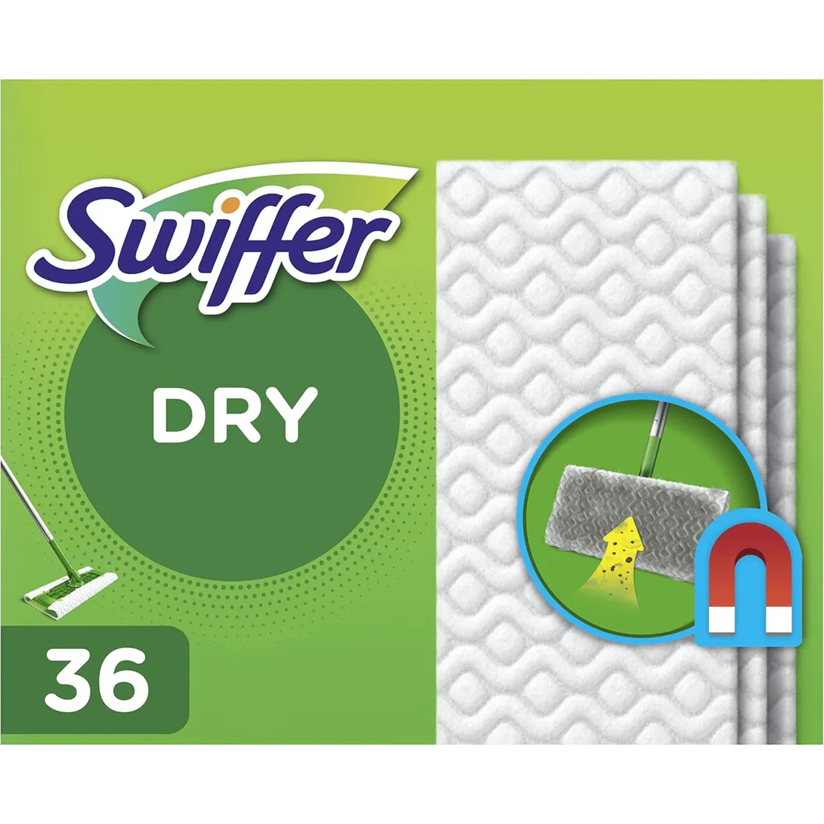 Swiffer Staubfänger Dry 36er Trockentücher für Swiffer-Mopp
