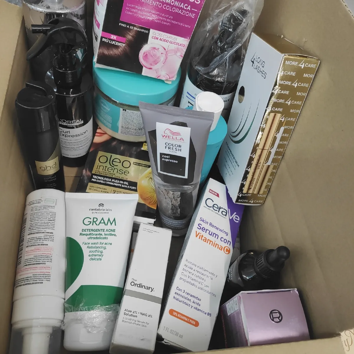 Haarpflege Shampoo Drogerie Haarfärbung gemischte posten Pflege Set für gesundes