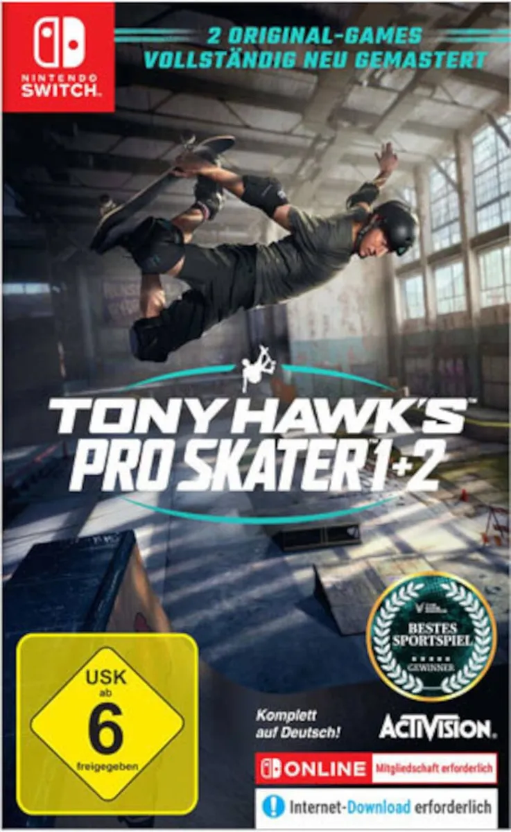 Tony Hawk's Pro Skater 1 & 2 Remastered - Switch