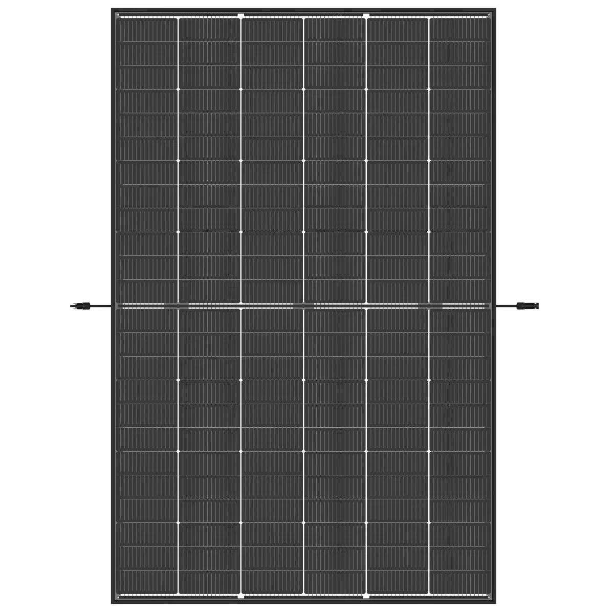 Trina Vertex S+ 445W N-Type Bifaziales Dual Glass PV-Modul - Triple-Cut 1500V (Transparent) 1/18/36 Stück