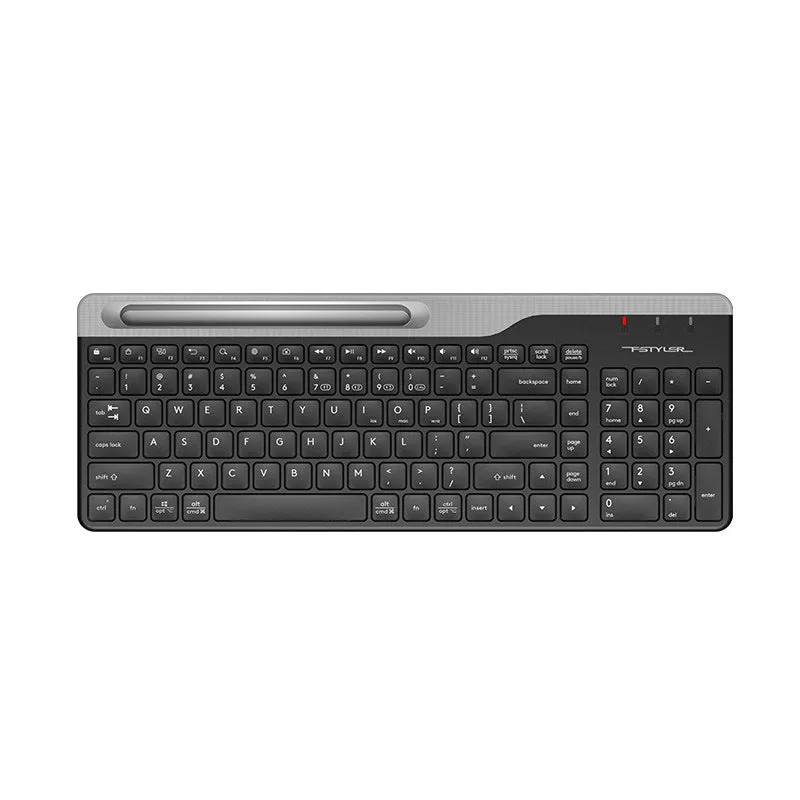 UPERFECT 15.6 Zoll Wireless Bluetooth Keyboard Full Size Four Devices Switch