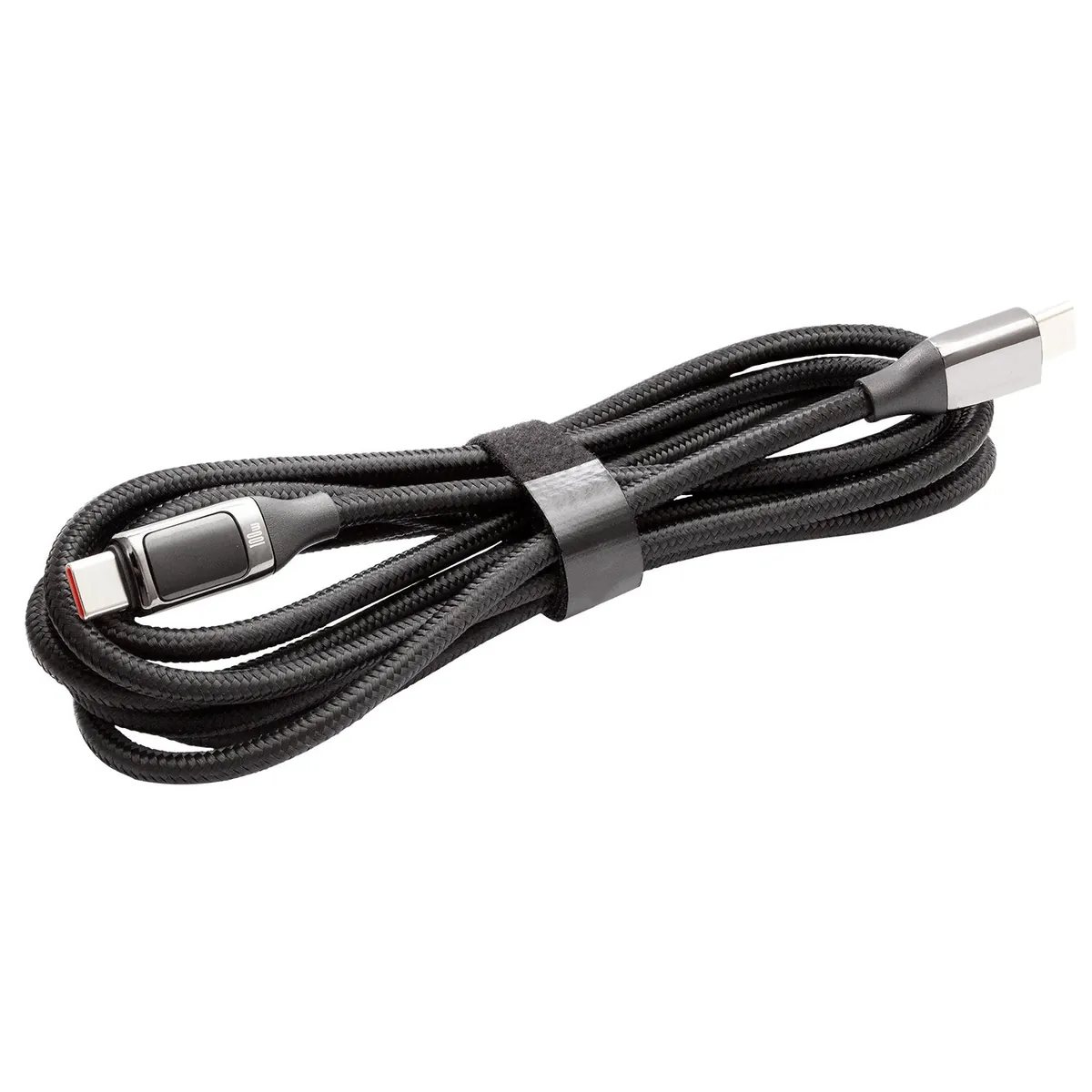 USB Kabel Typ USB-C zu USB-C 100W | Schnellladekabel mit Display für Macbook, Xiaomi, Samsung mit eMarker Chip